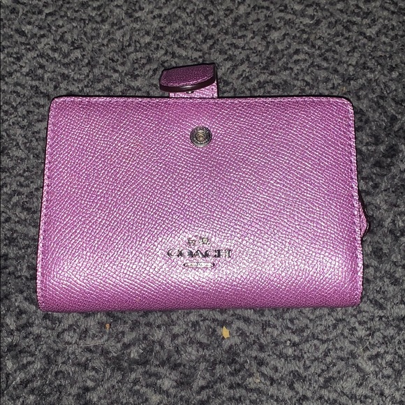 Coach Handbags - Purple coach wallet